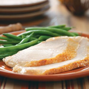 Honey-brined turkey breast