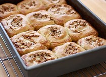 Honey cashew morning buns