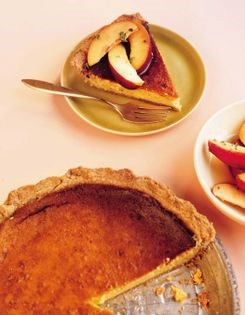 Honey chèvre pie