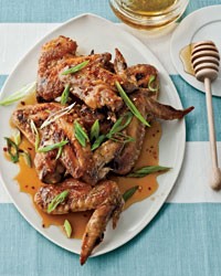 Honey-chile chicken wings