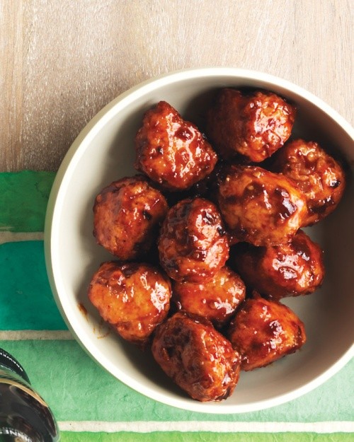 Honey-chipotle turkey meatballs
