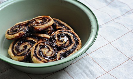 Honey chocolate palmiers