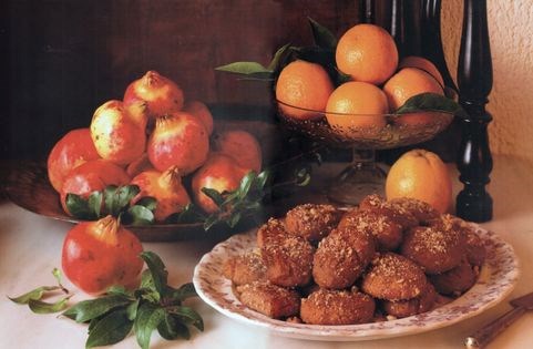 Honey cookies (Melomakarona)