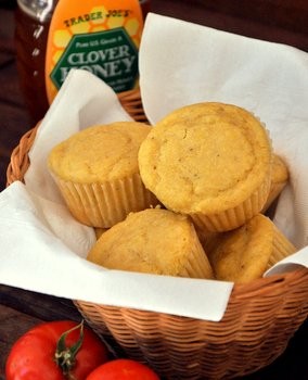 Honey cornbread muffins
