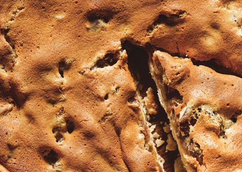 Honey, date, and pecan tart