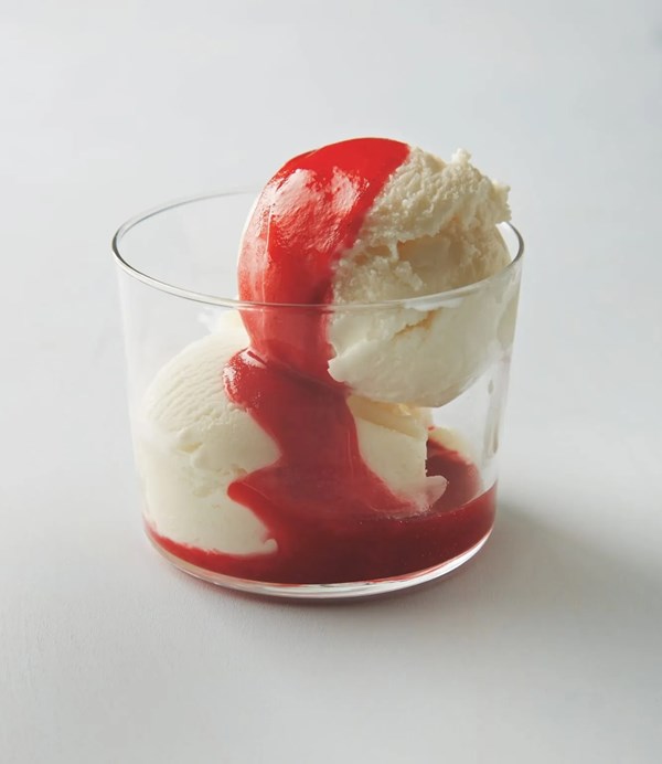 Honey frozen yogurt