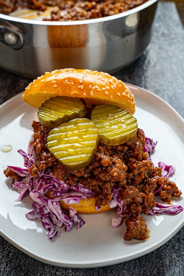 Honey garlic BBQ sloppy Joes