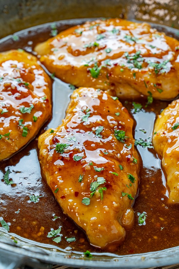Honey garlic chicken