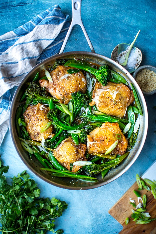 Honey garlic chicken