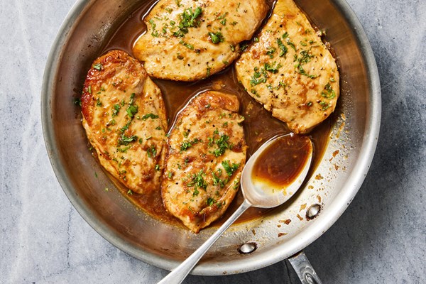 Honey-garlic chicken