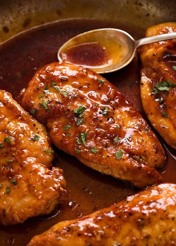 Honey garlic chicken breast