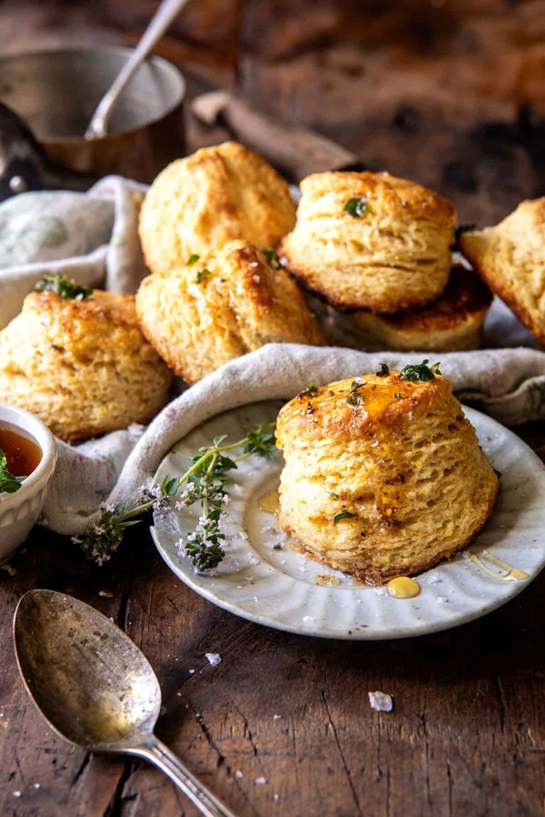 Honey garlic Parmesan biscuits