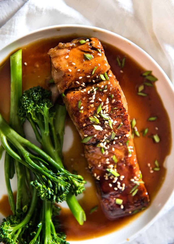 Honey garlic salmon