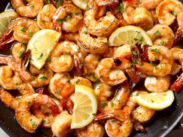 Honey garlic shrimp