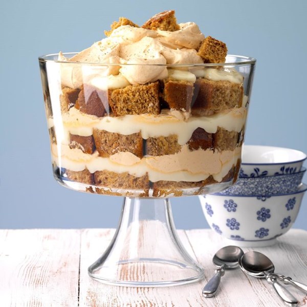 Honey gingerbread trifle
