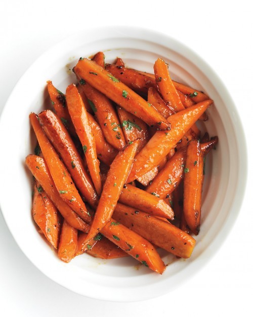 Honey glazed carrots