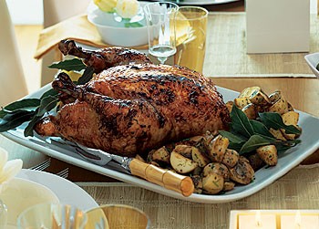 Honey-glazed lemon chicken