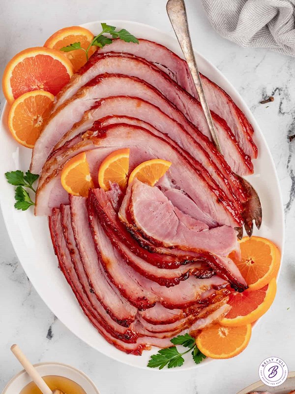 Honey glazed spiral ham