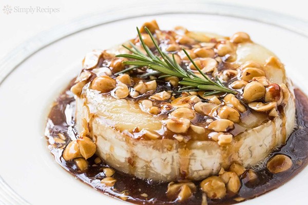 Honey hazelnut baked Brie