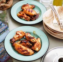 Honey hoi sin chicken wings