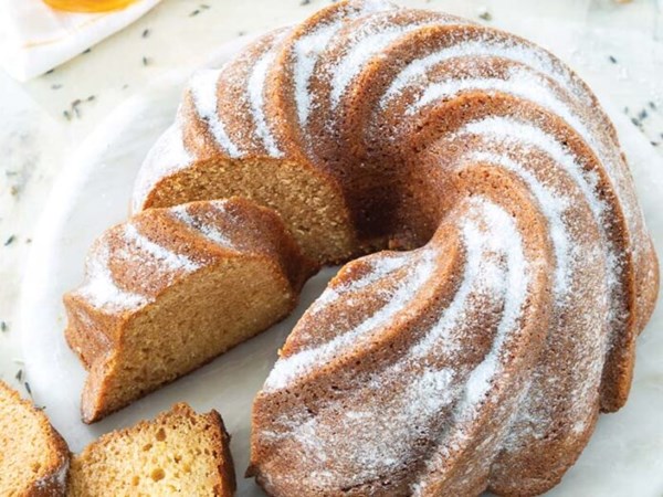 Honey-lavender bundt cake