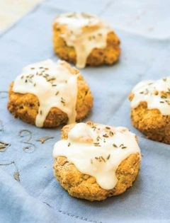 Honey lavender scones