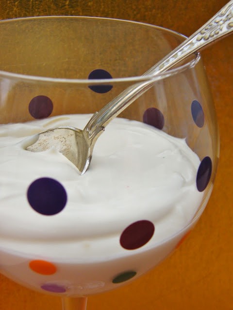 Honey lemon & pear syllabub