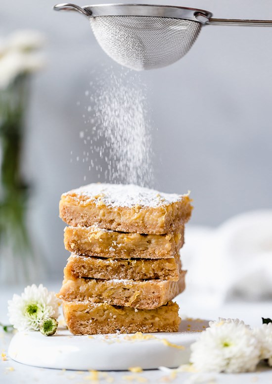 Honey lemon bars