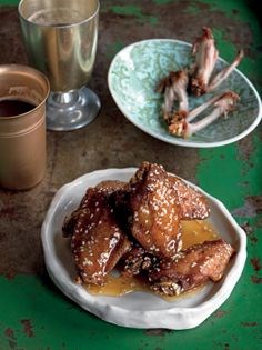 Honey lemon chicken wings