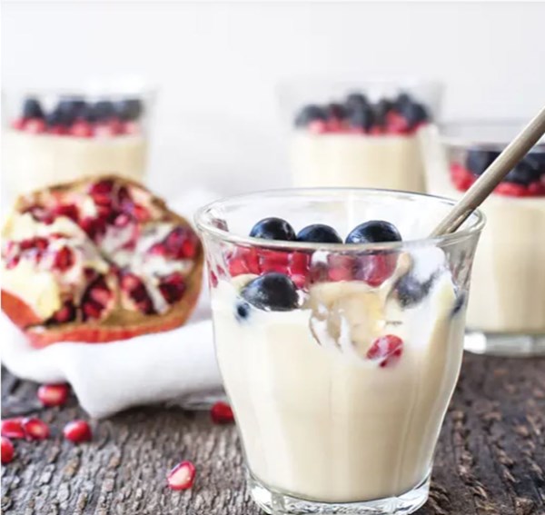 Honey lemon cream puddings