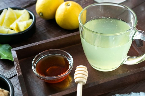 Honey lemon ginger tea 