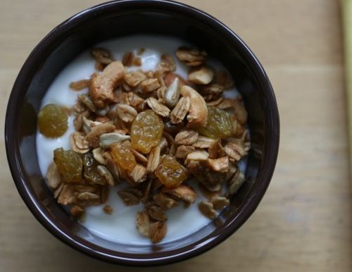Honey maple granola