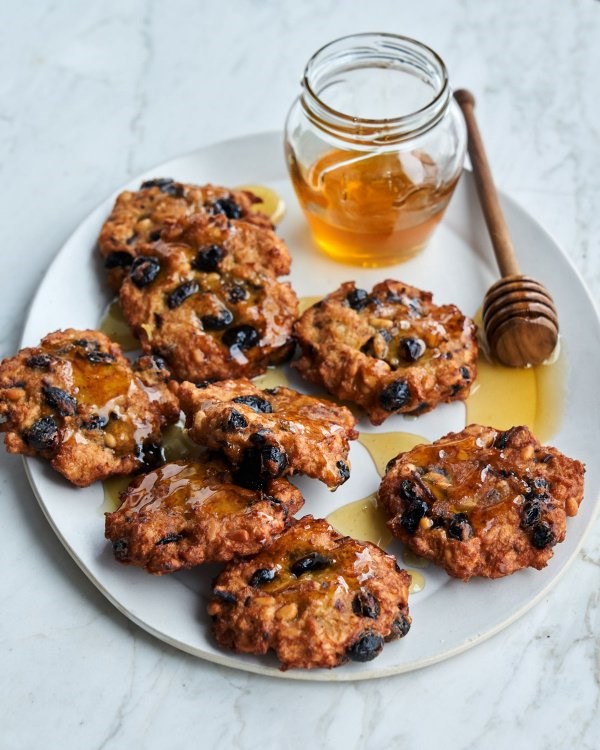 Honey matzo fritters