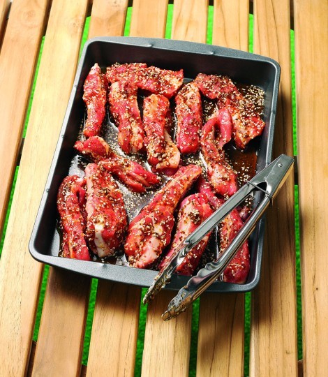 Honey, mustard and sesame marinade