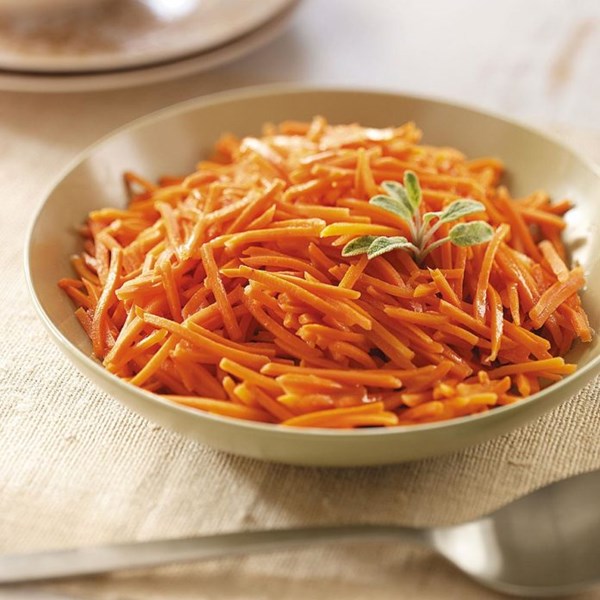 Honey mustard carrots