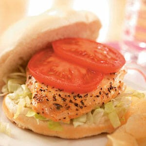 Honey-mustard chicken sandwiches 