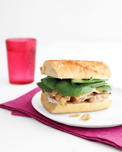 Honey-mustard chicken sandwiches