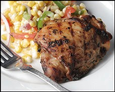 Honey mustard chicken thighs
