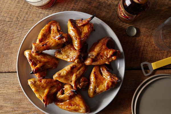 Honey mustard chicken wings