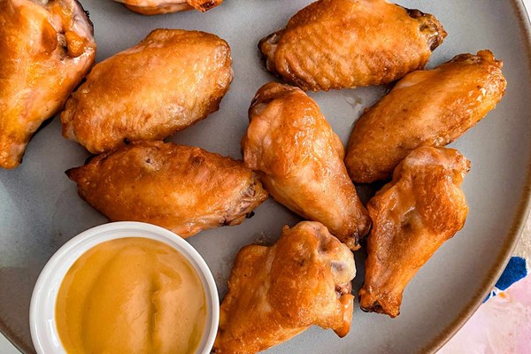 Honey mustard chicken wings