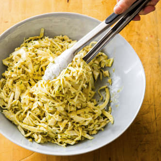Honey-mustard coleslaw