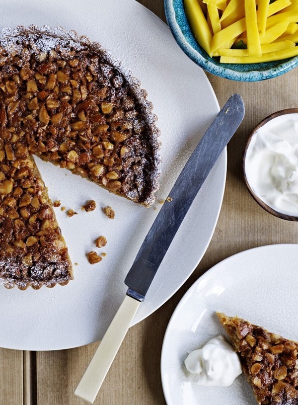 Honey nut tart