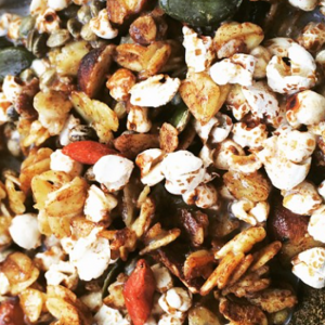 Honey oat granola
