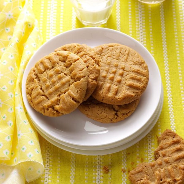 Honey-peanut butter cookies