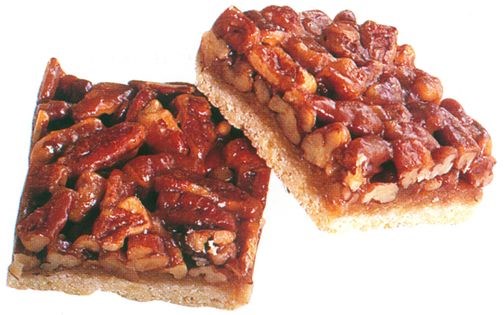 Honey pecan squares