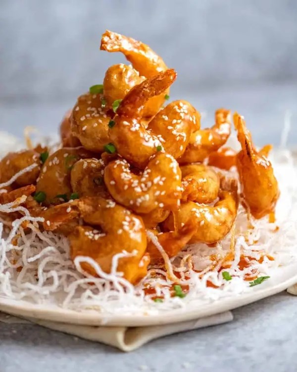  Honey prawns