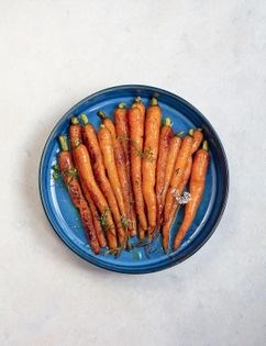 Honey-roast carrots