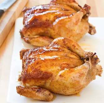Honey roast chicken