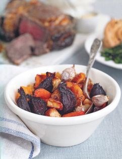 Honey roast veg and garlic