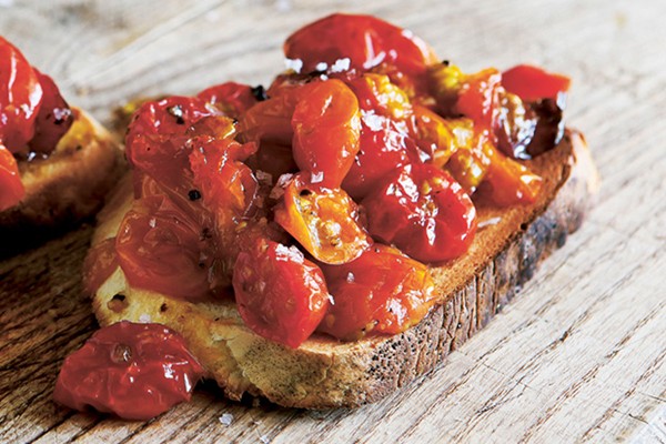 Honey roasted cherry tomatoes
